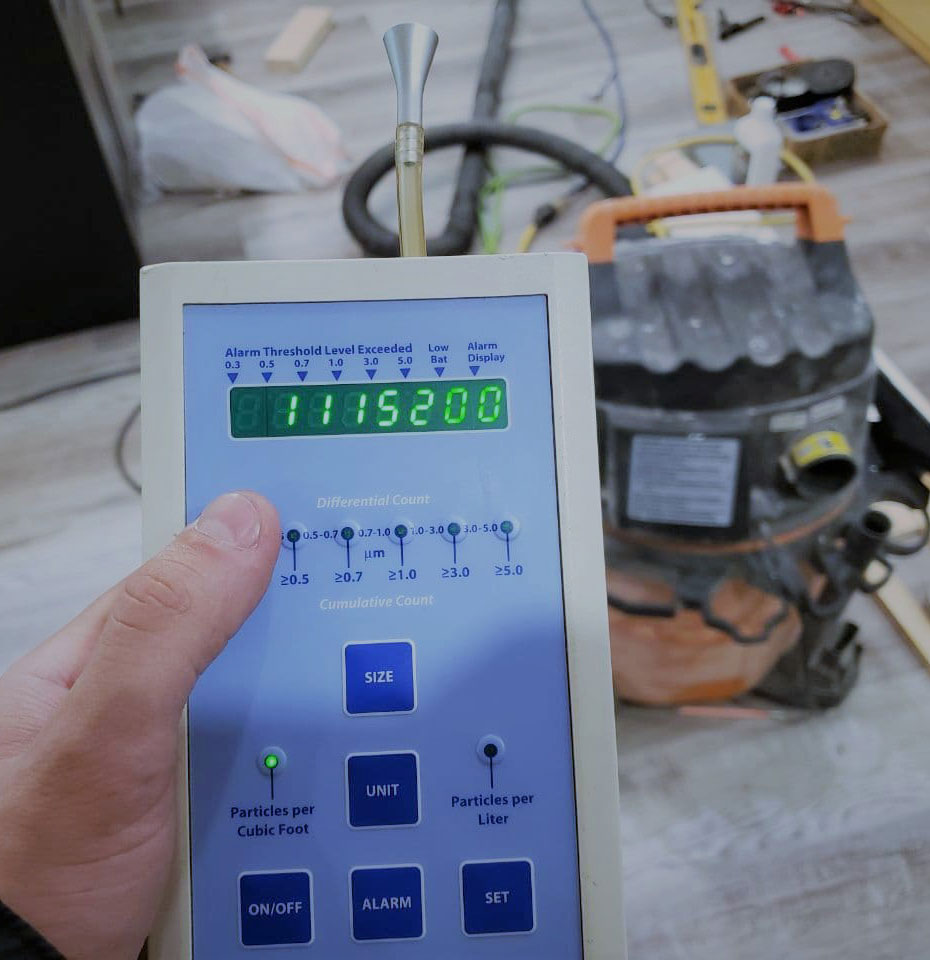 how commercial air quality testing works