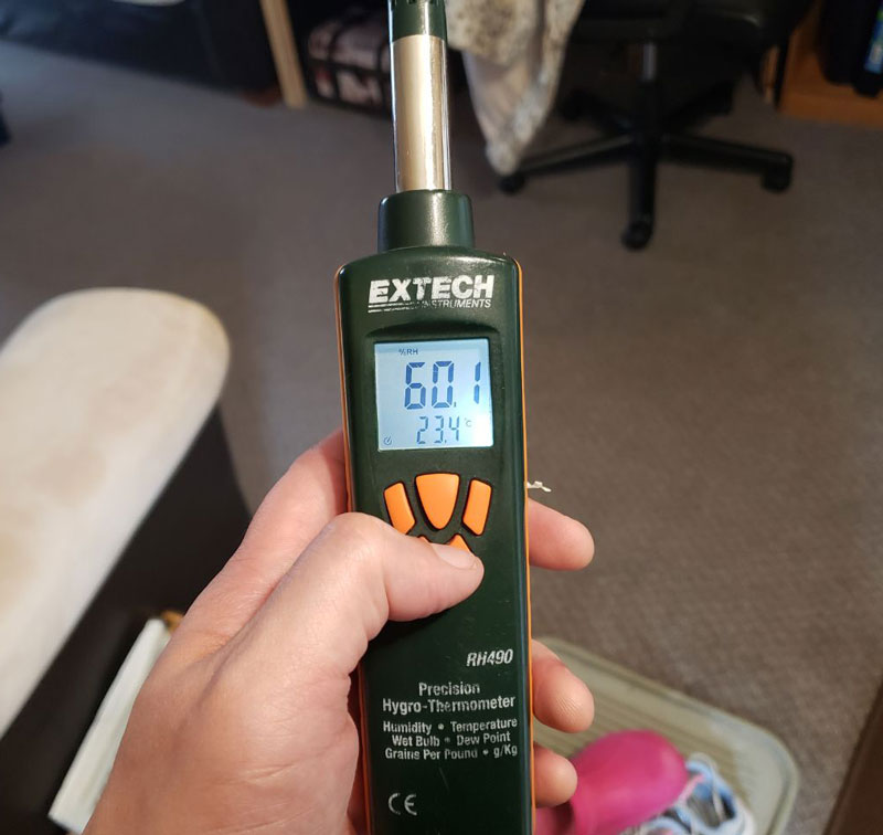 air quality hygro thermometer