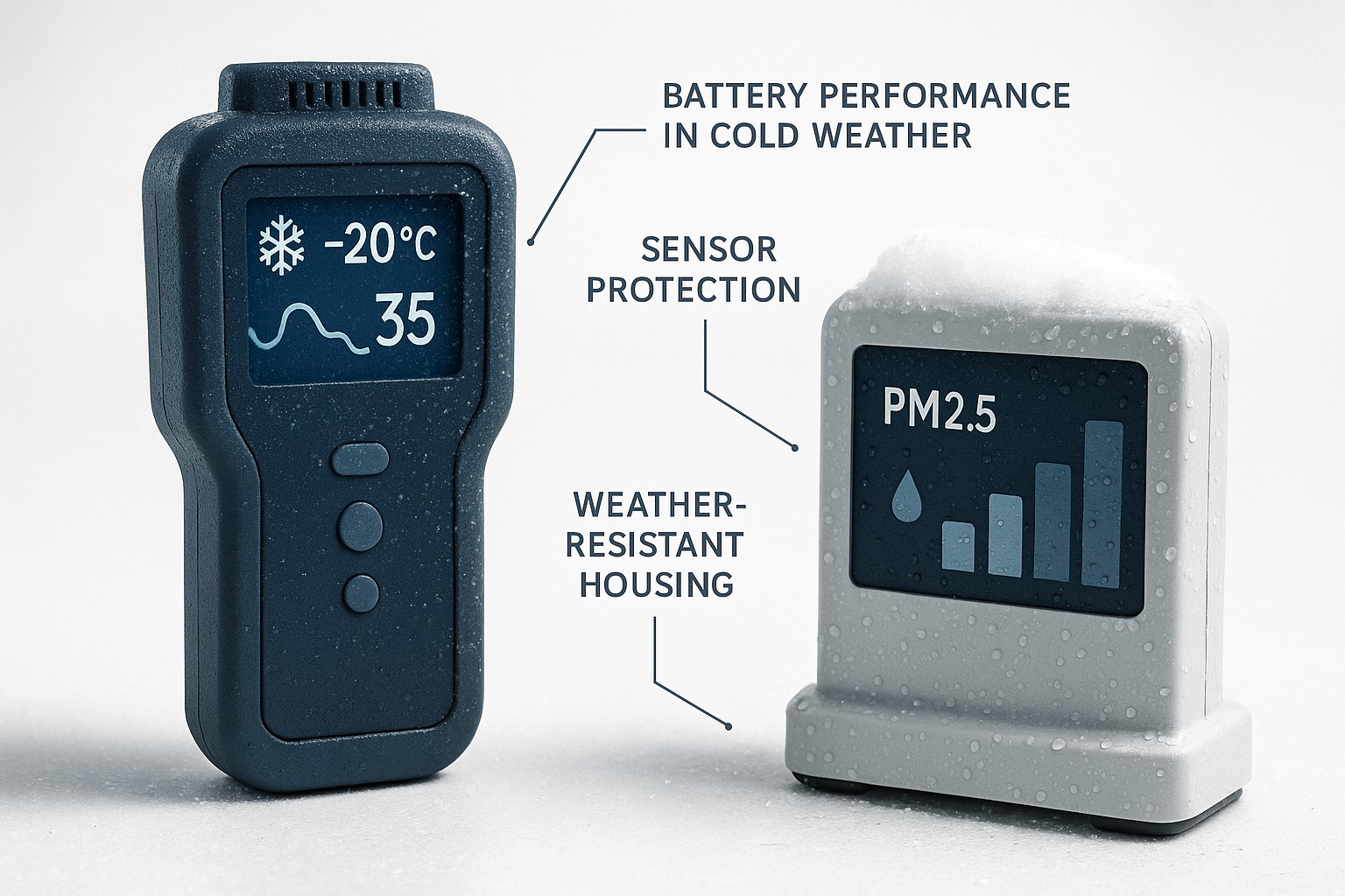 air quality monitor winter durability canadian climate testing