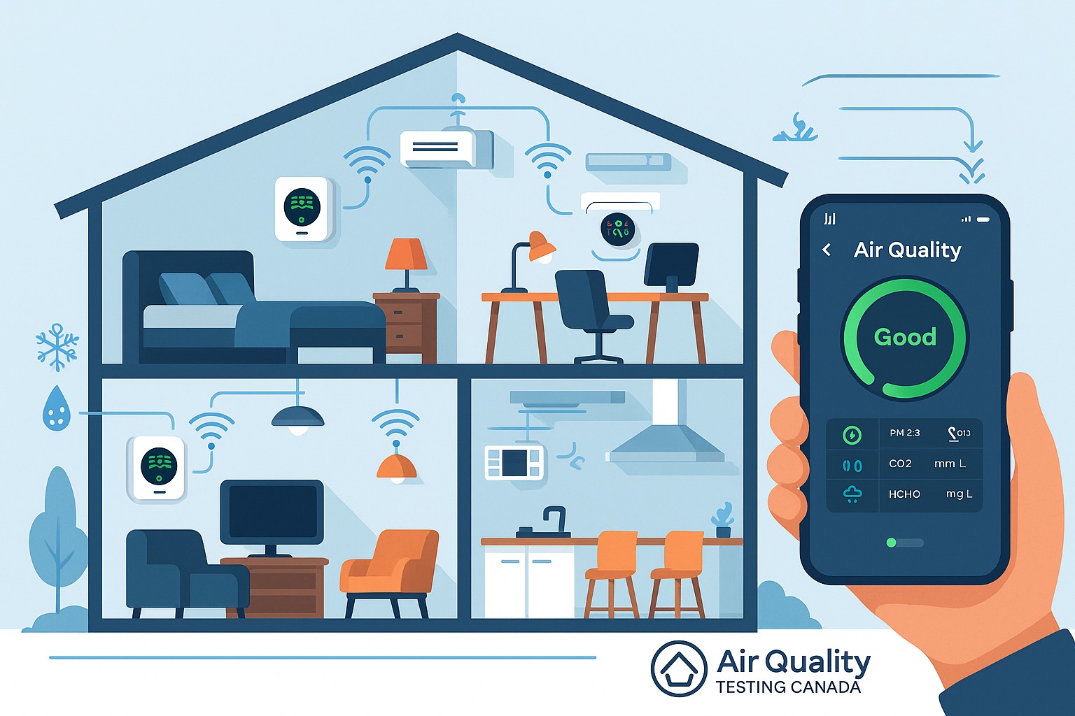smart air quality monitoring home automation canada