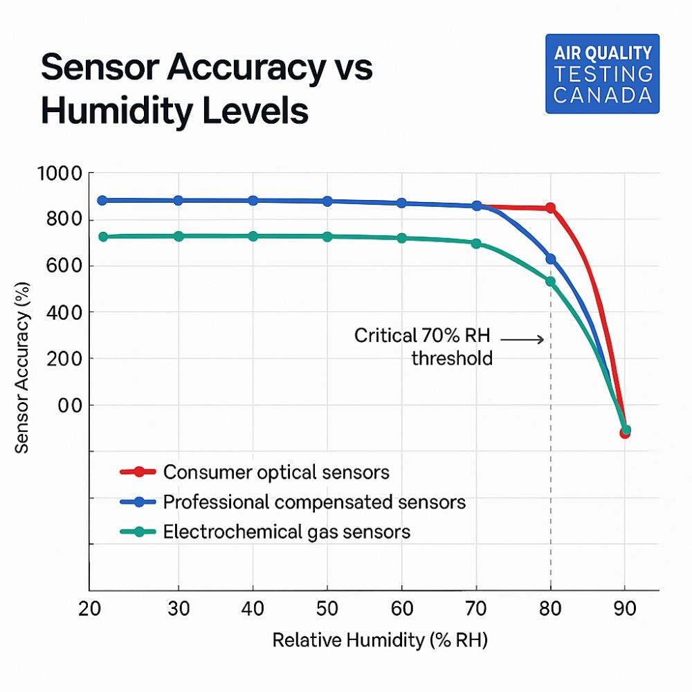 sensor performance humidity chart showing accuracy decline in Canadian air quality monitors