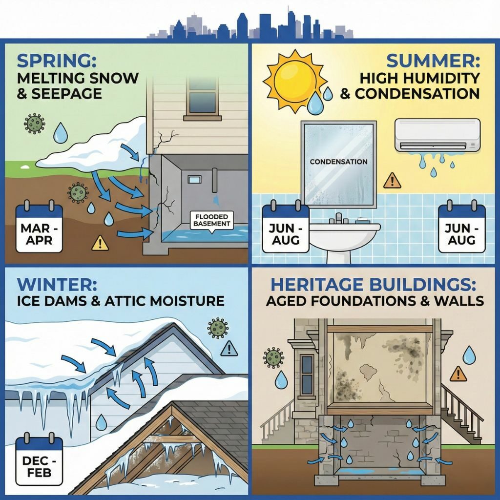 montreal seasonal mold problems